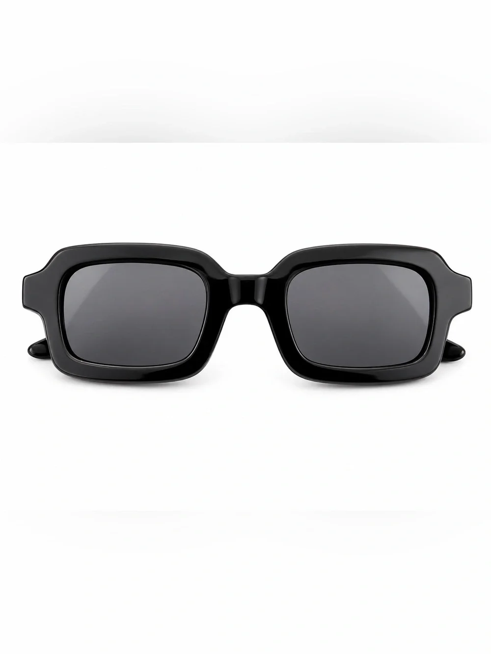 Crap Eyewear Black Rectangular Sunglasses